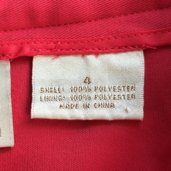 EV PRO™️ Size 4 'THE SAVOY' Hot Pink Side Zip Golf Skort - Picture 9 of 15